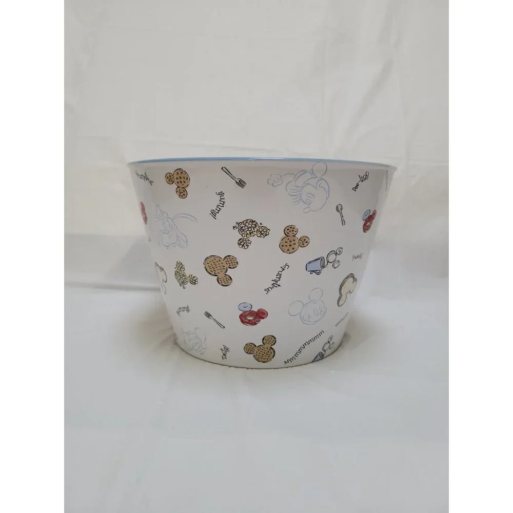 Disney Mickey Mouse Large Popcorn Bowl  Blue Inside - Waffle Minnie Goof… - Picture 2 of 7